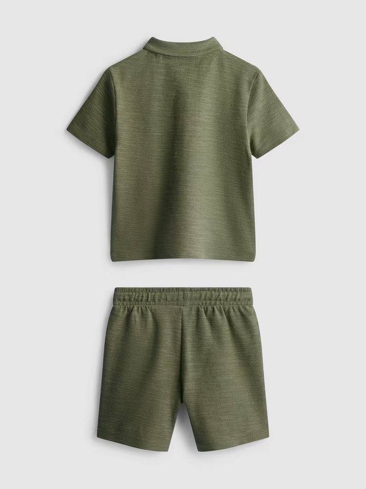Polo Shirt and Shorts Set