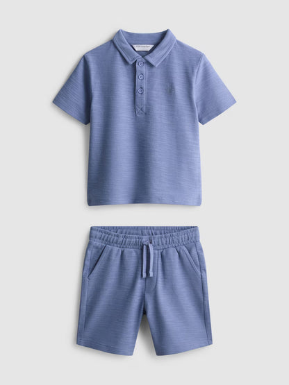 Polo Shirt and Shorts Set
