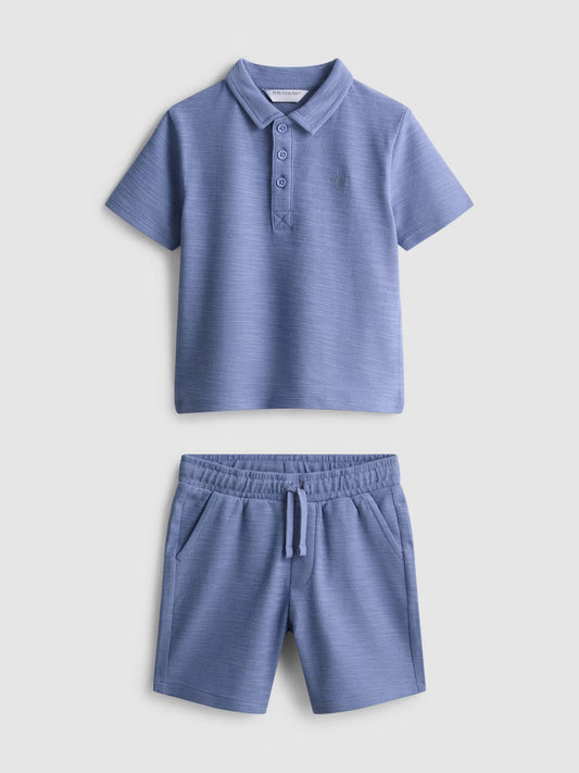 Polo Shirt and Shorts Set