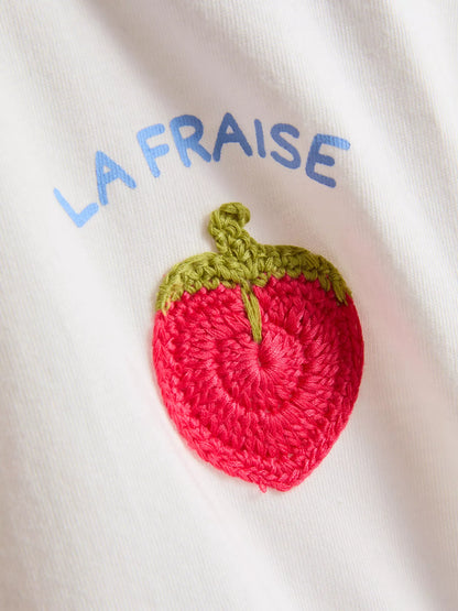Fruit Appliqué T-Shirt and Trousers Set