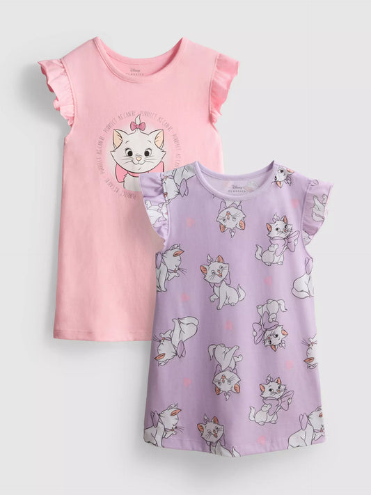 2pk Disney's The Aristocats Marie Ruffle Sleep T-Shirts