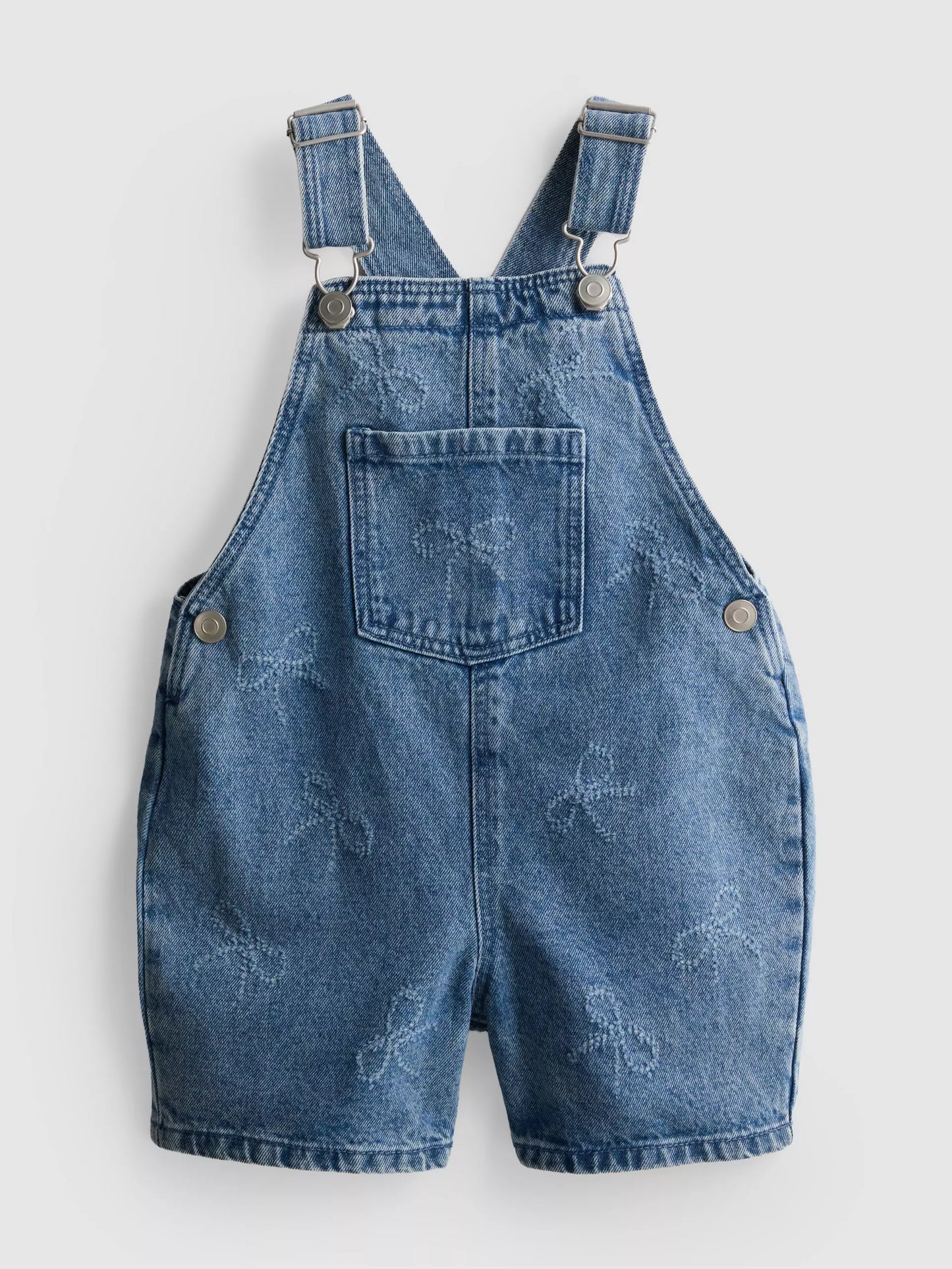 Bow Denim Dungarees