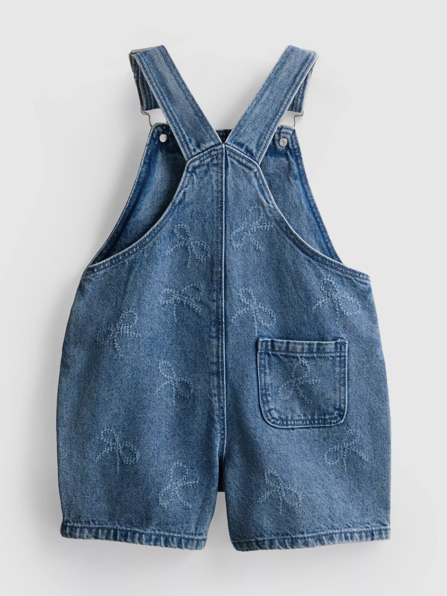 Bow Denim Dungarees