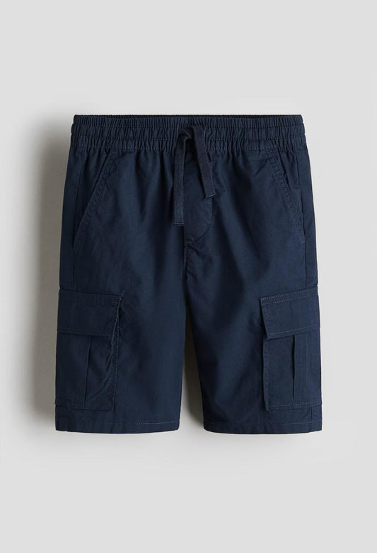 Cotton Poplin cargo Shorts