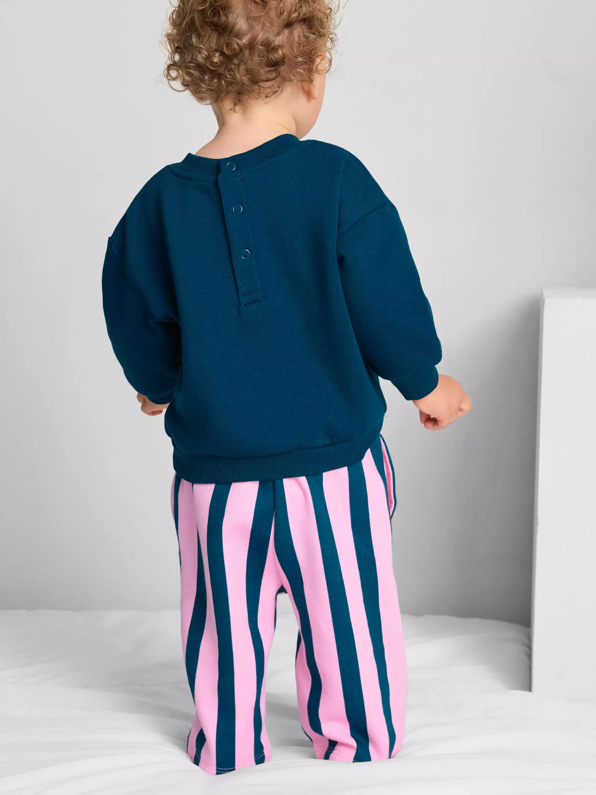 Cotton Rich Sweatshirt and Trousers Set