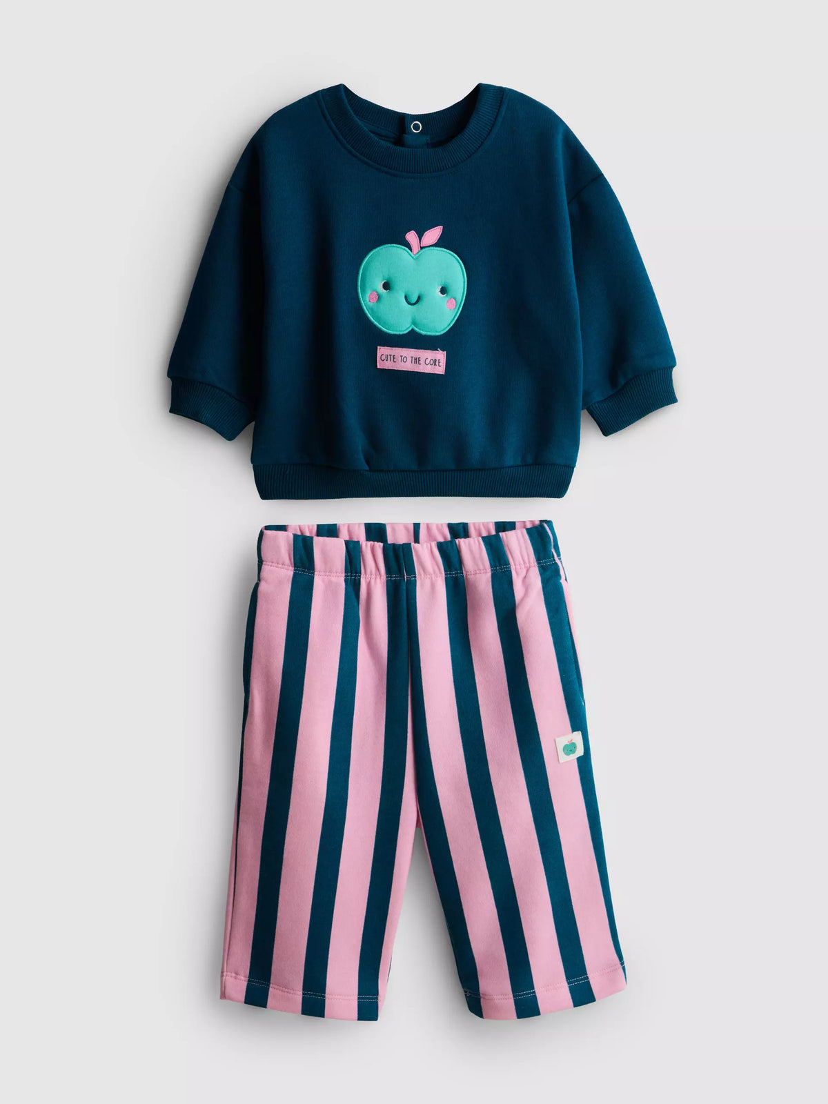 Cotton Rich Sweatshirt and Trousers Set