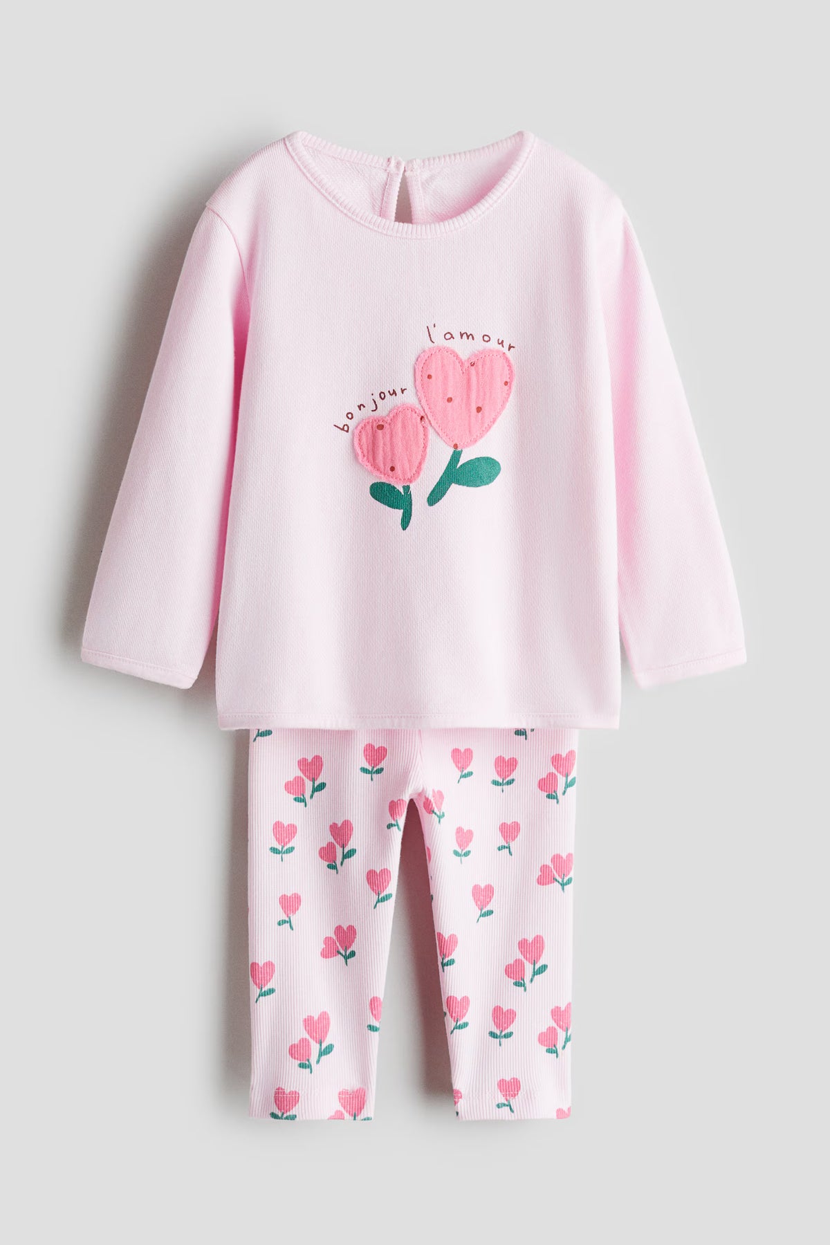Bonjour l'amour 2-piece cotton set