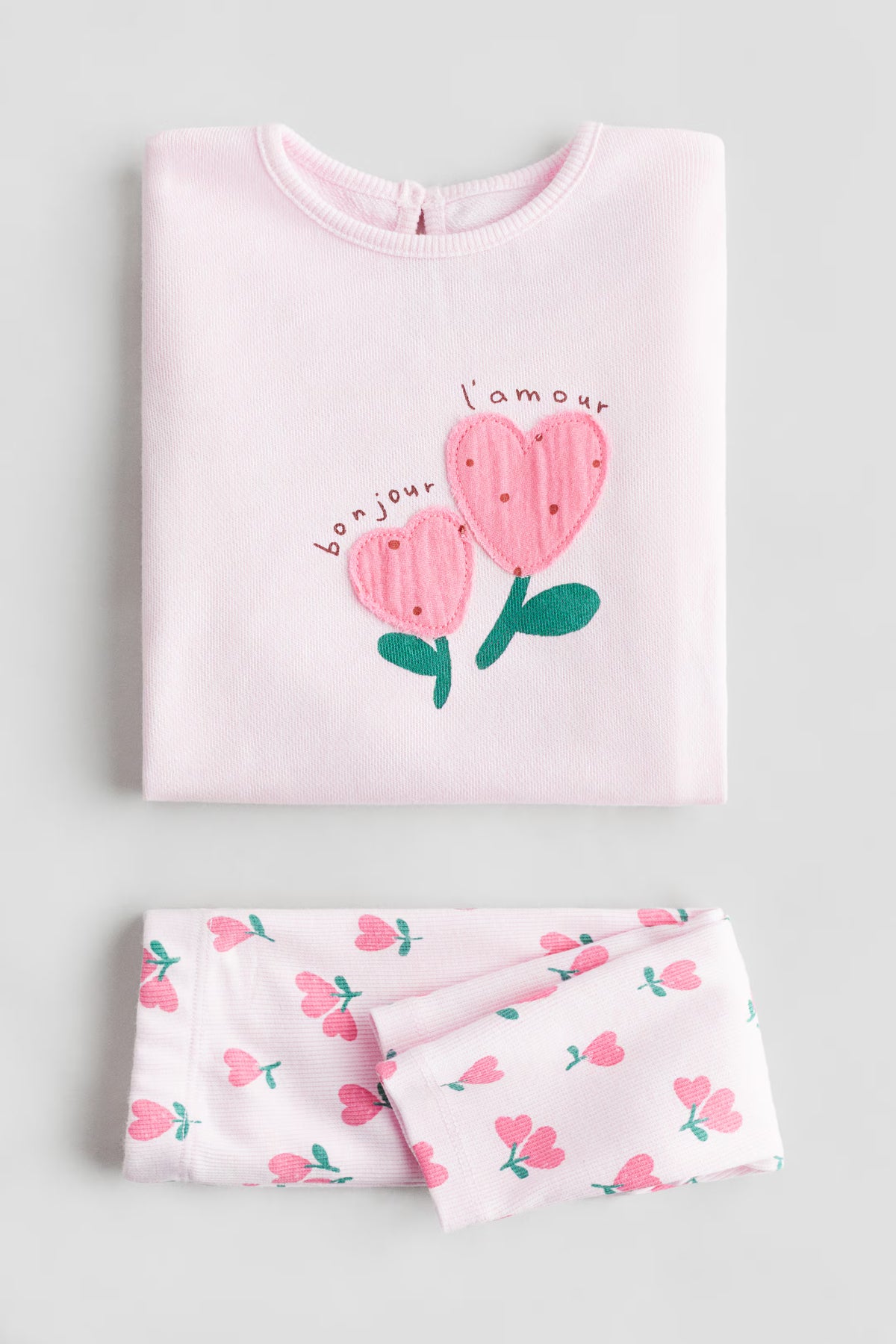 Bonjour l'amour 2-piece cotton set