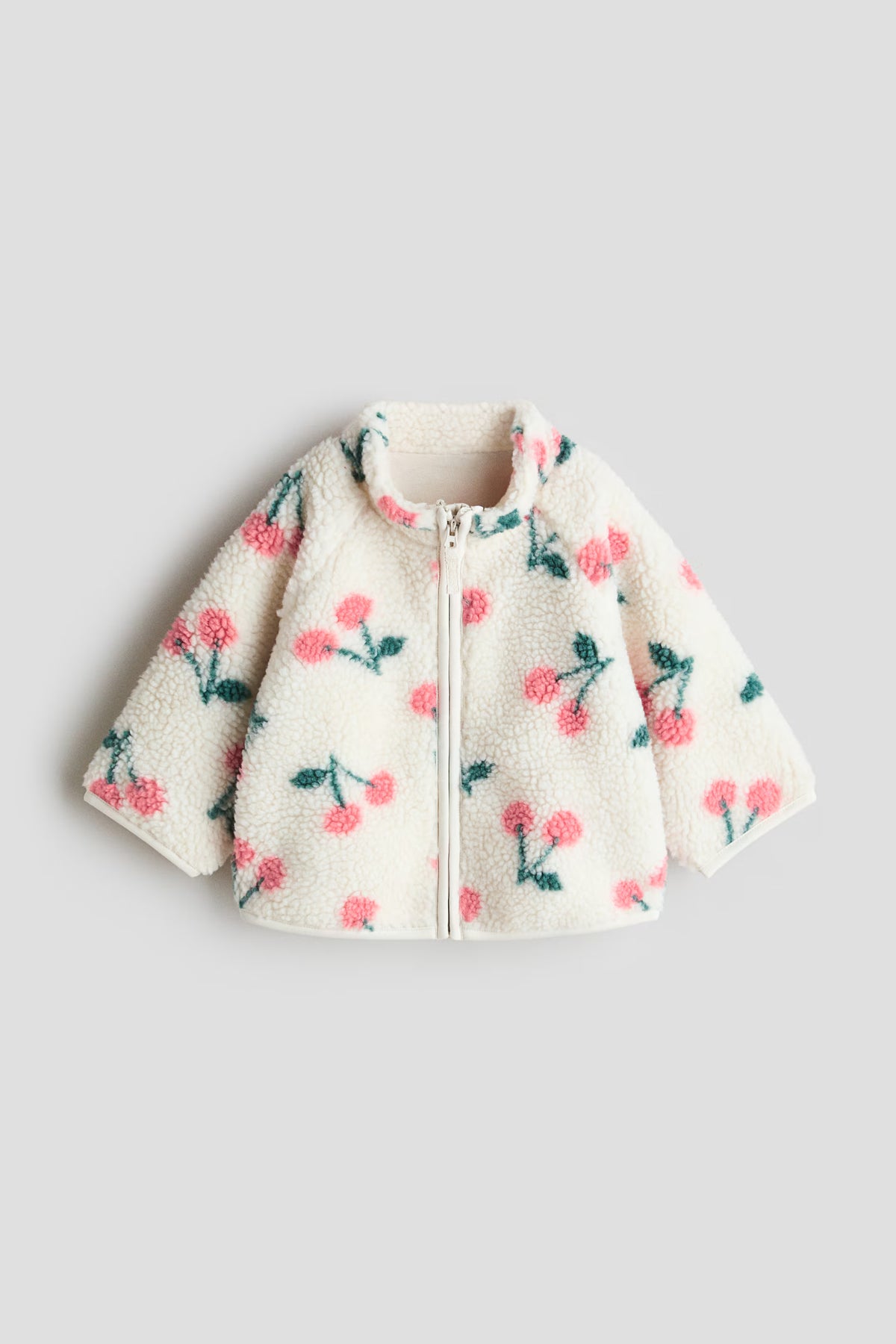 Cherry Teddy Jacket