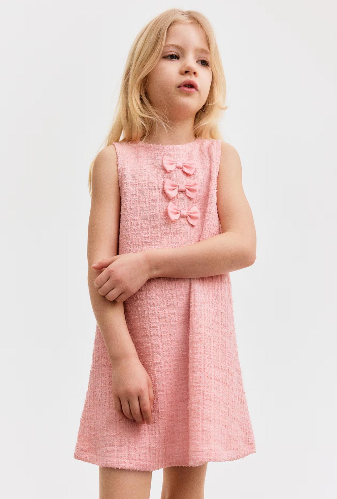 Bouclé-weave dress