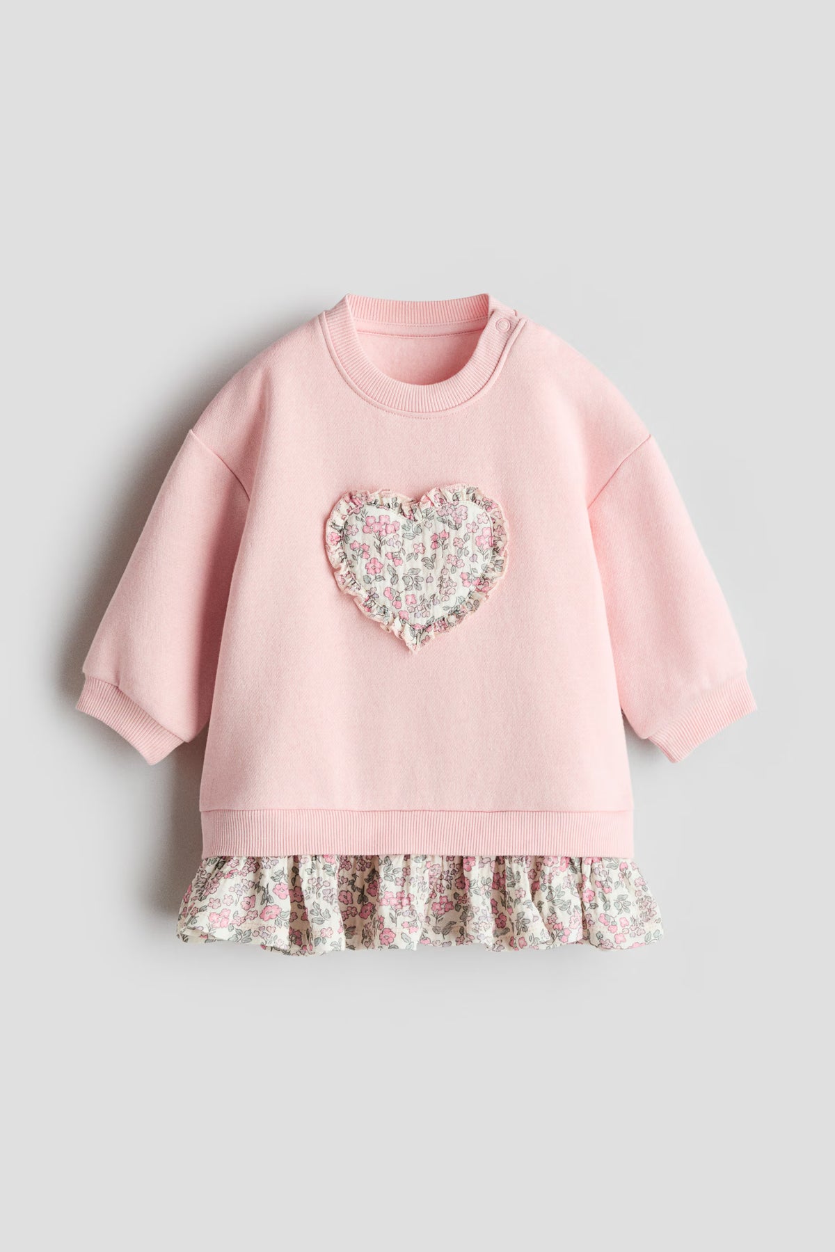 Appliqué Sweatshirt Dress