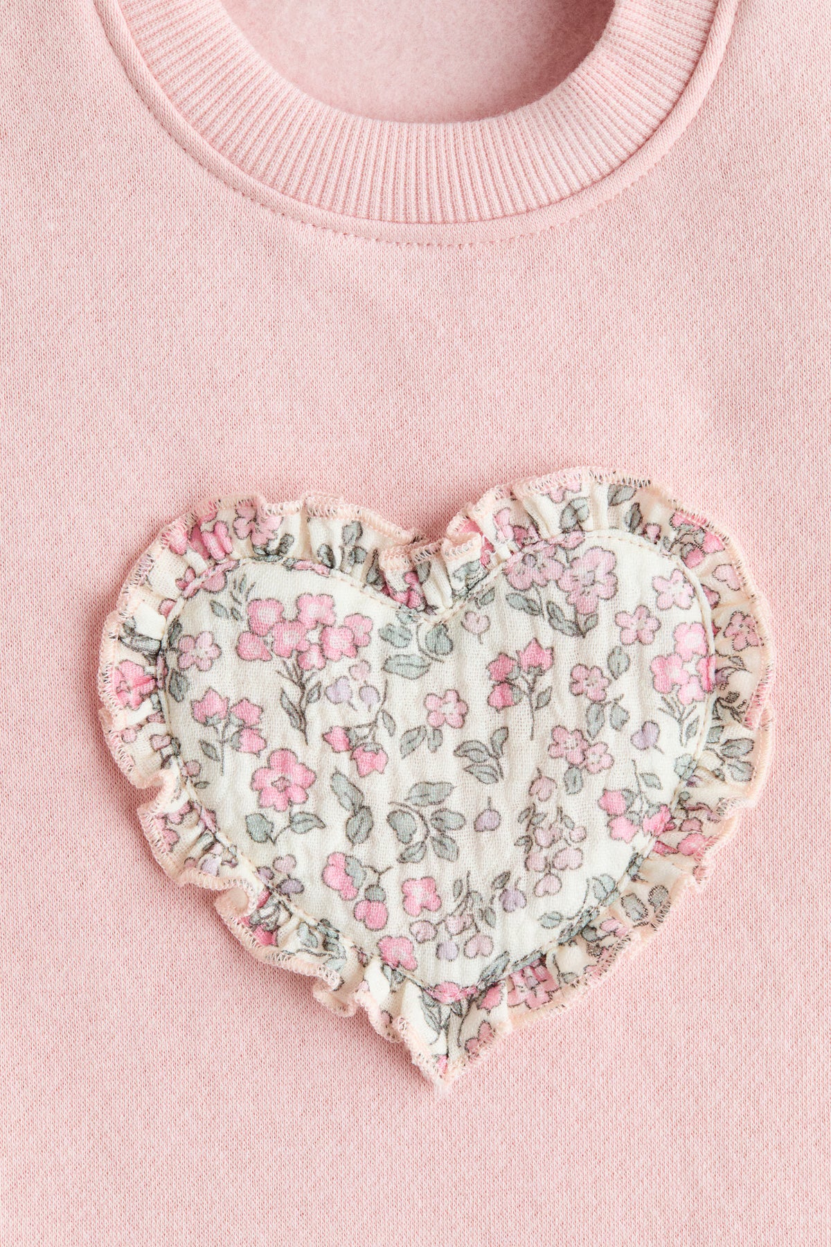 Appliqué Sweatshirt Dress