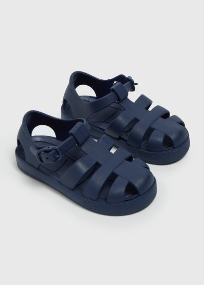 Navy Fisherman Sandals