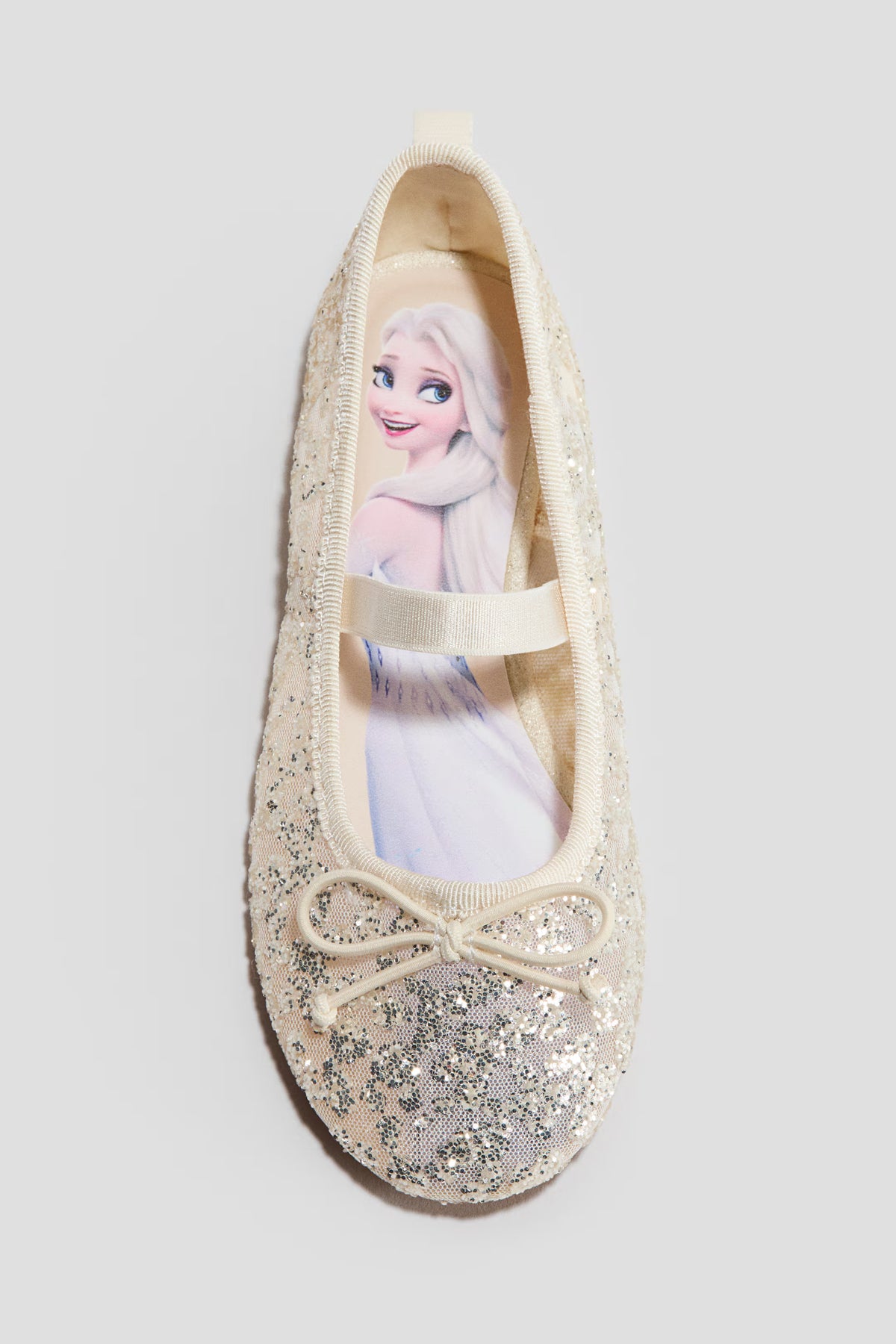 Glittery ballet pumps