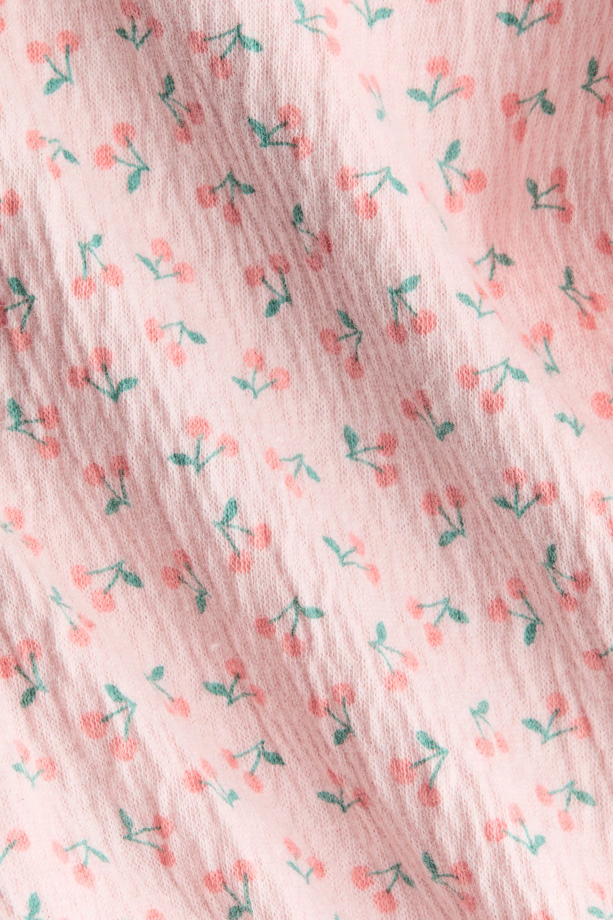 Cherries Crinkled Romper Suit
