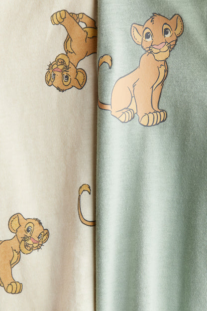 The Lion King 2-pack printed sleepsuits