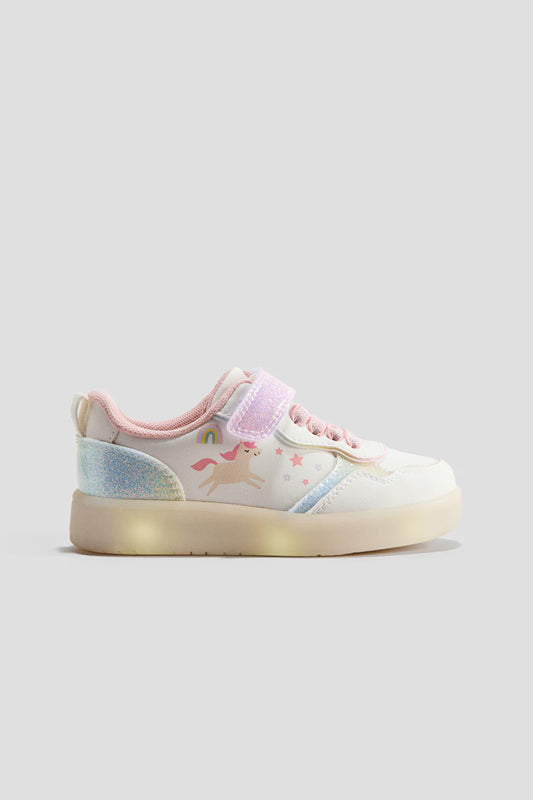 Unicorn Flashing trainers