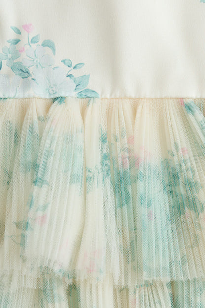 Floral 2-piece dress and headband set