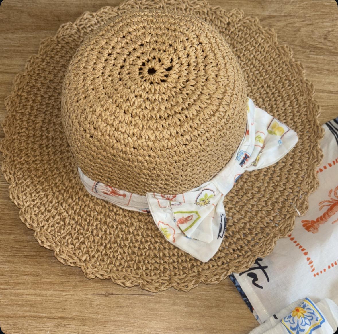 Postcard Straw Hat