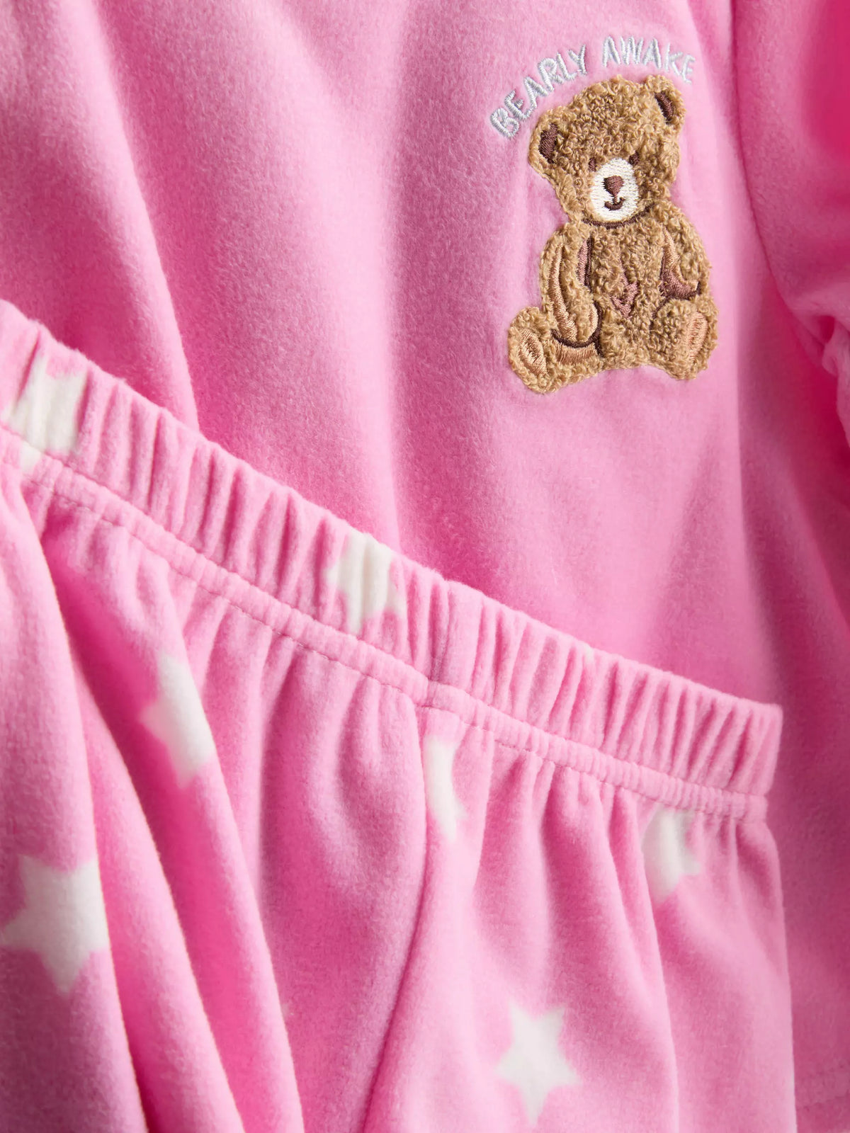 Teddy Bear Graphic Fleece Pyjamas