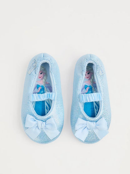 Disney Frozen Elsa Blue Glitter Slipper Sock