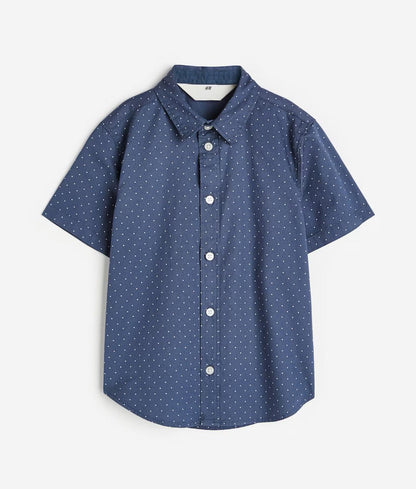Short-sleeved Dot Shirt