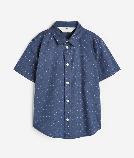 Short-sleeved Dot Shirt