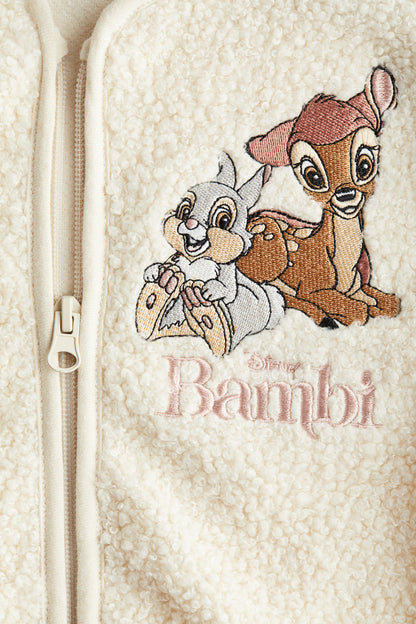 Teddy zip-through cardigan