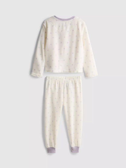 Cat Graphic Fleece Pyjamas