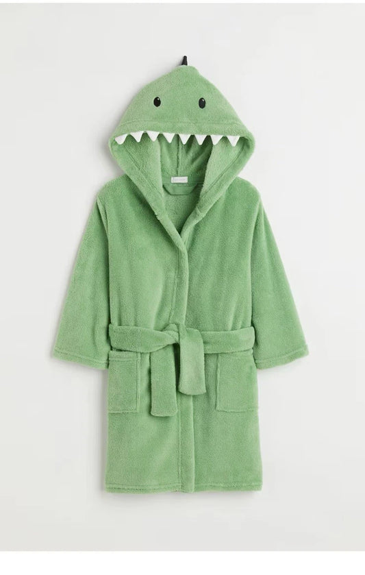 Dinosaur Fleece Dressing Gown