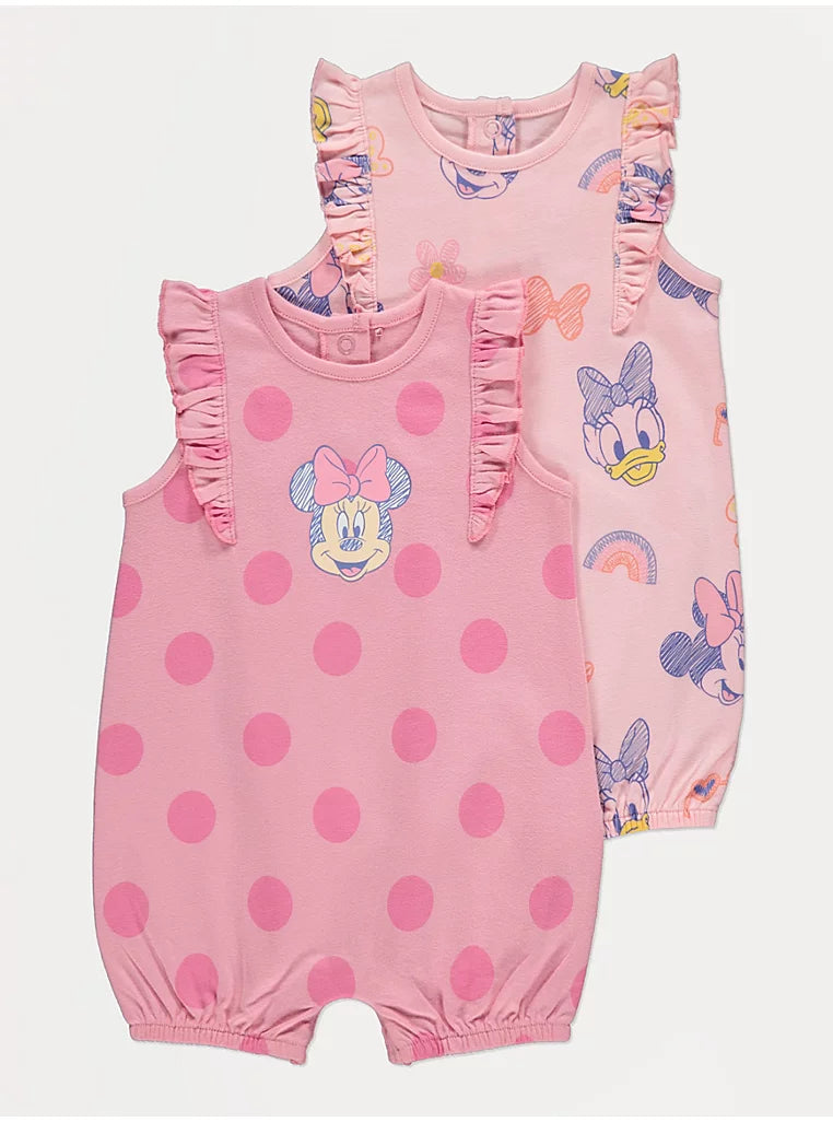 Disney Character Sleeveless Rompers 2 Pack