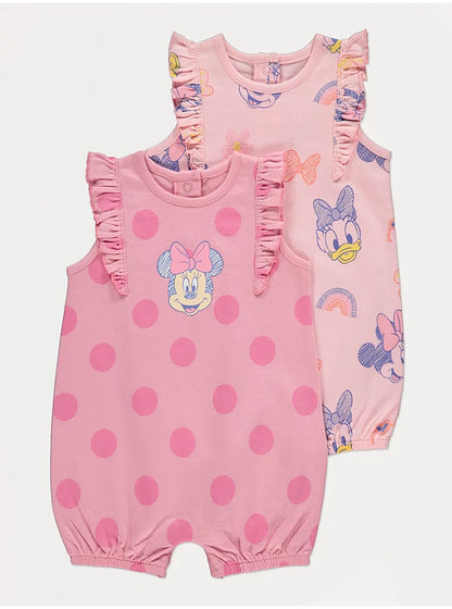 Disney Character Sleeveless Rompers 2 Pack