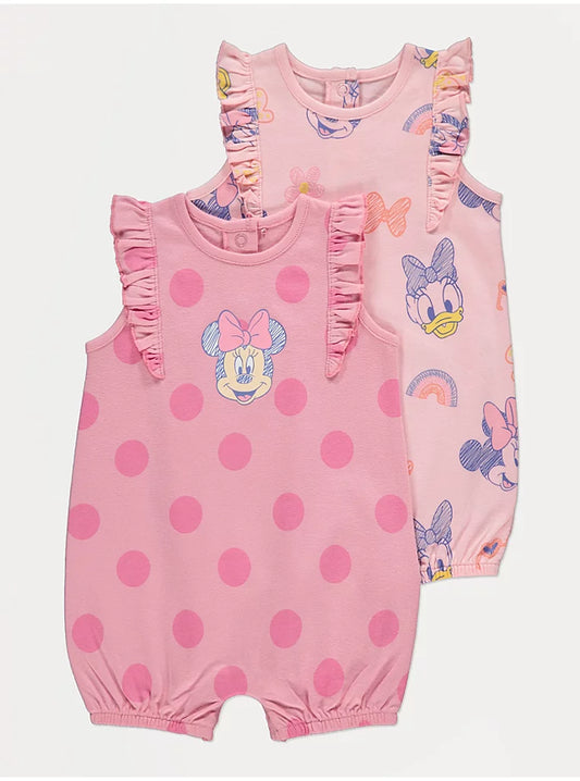Disney Character Sleeveless Rompers 2 Pack