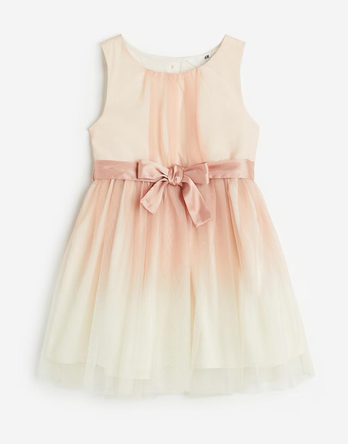 Belted Tulle Dress