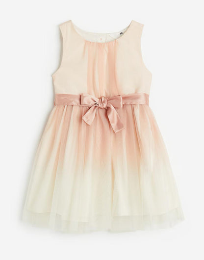 Belted Tulle Dress
