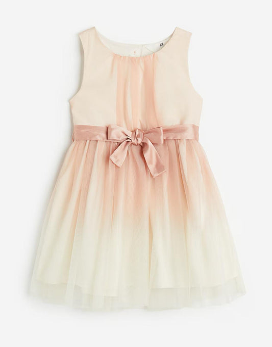 Belted Tulle Dress