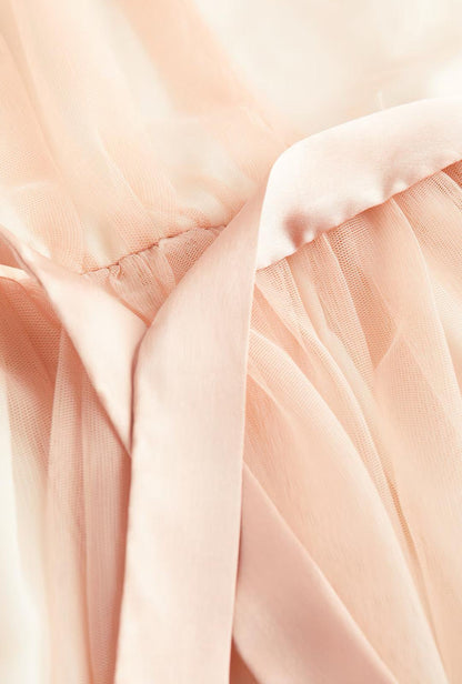Belted Tulle Dress