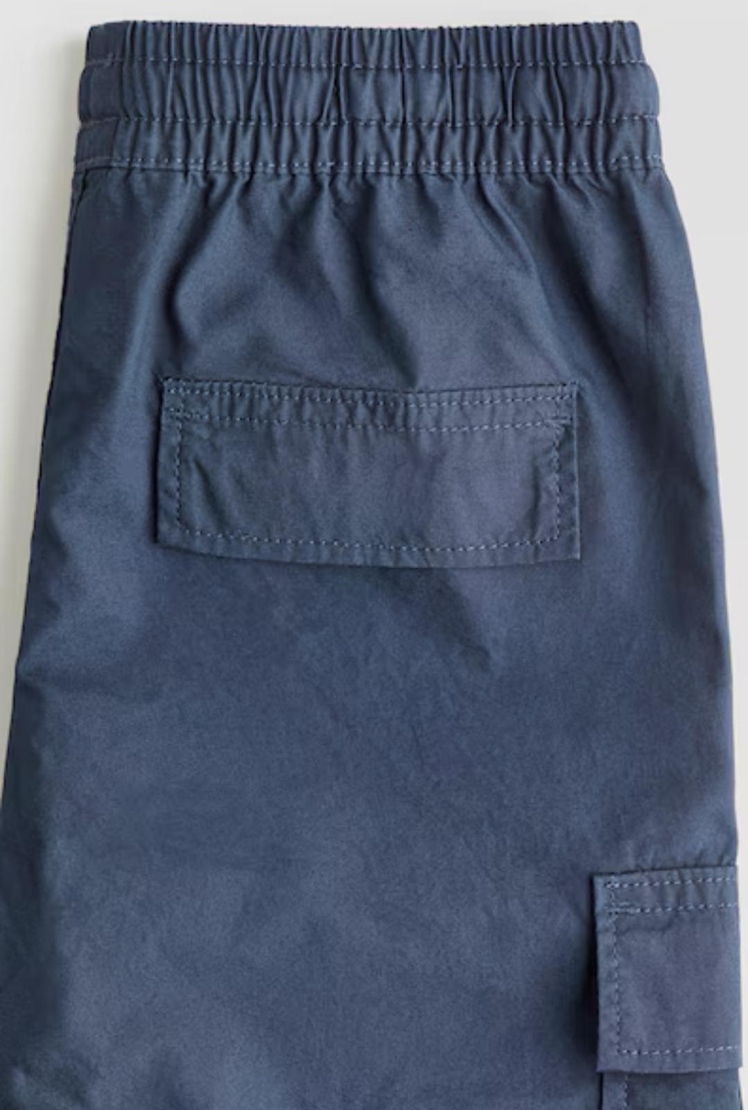Cotton Poplin cargo Shorts