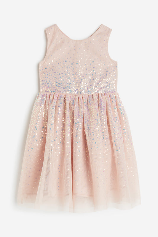 Sequined Tulle Dress