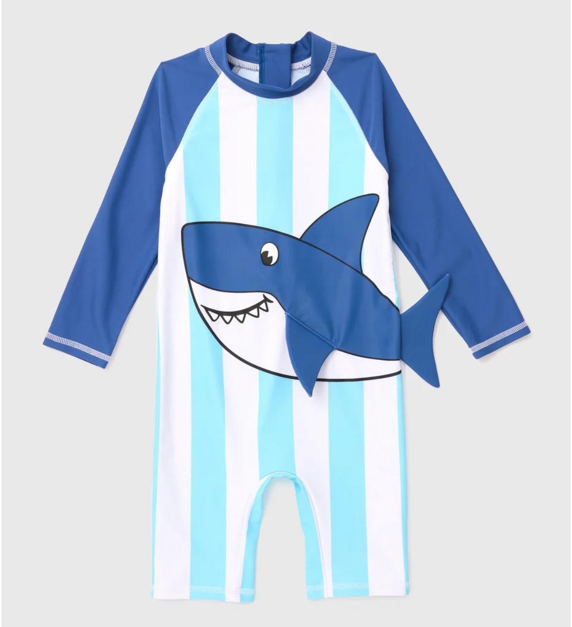Shark Blue Swimsuit