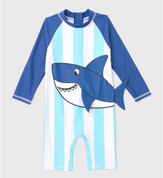 Shark Blue Swimsuit