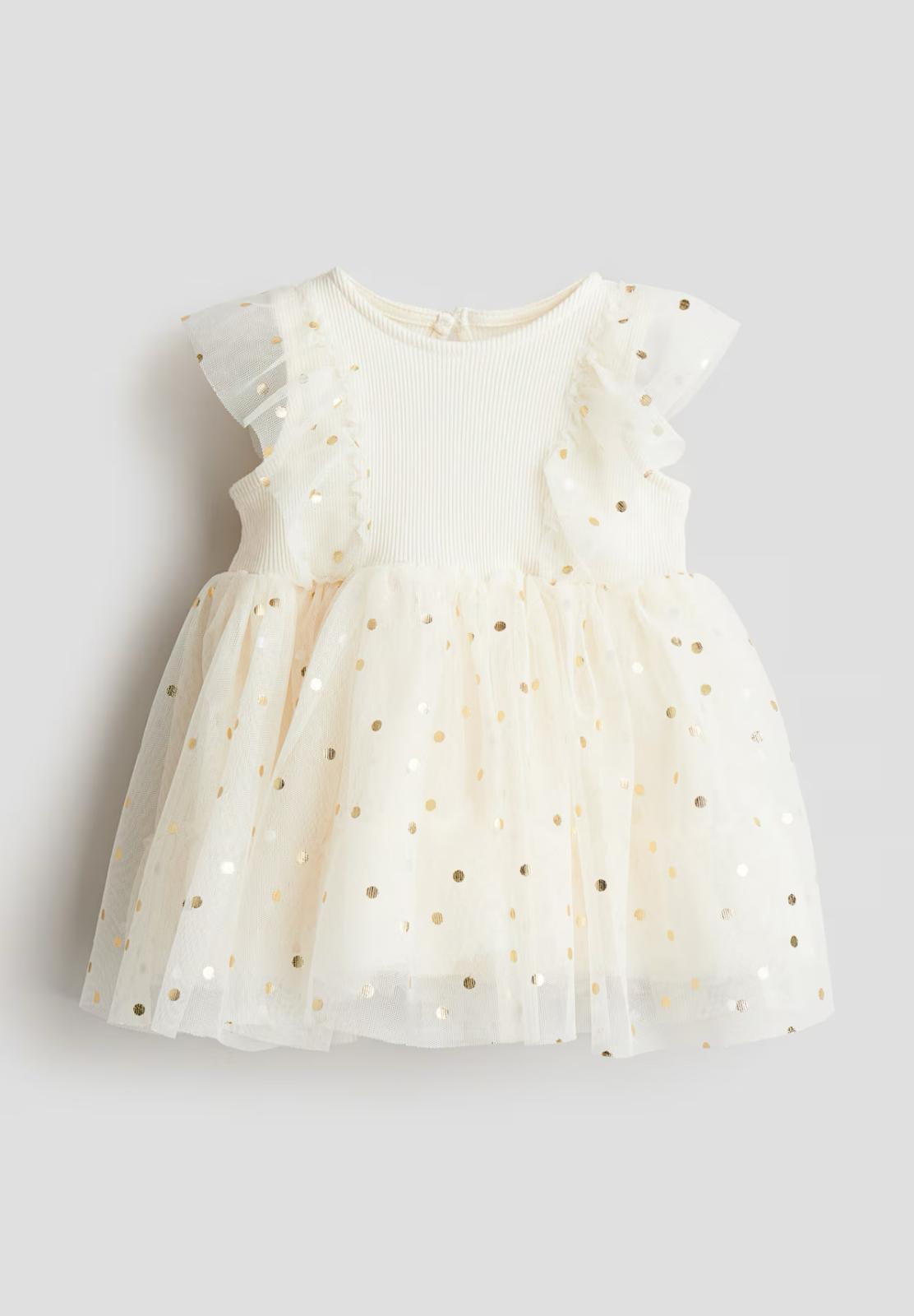 Patterned Tulle dress