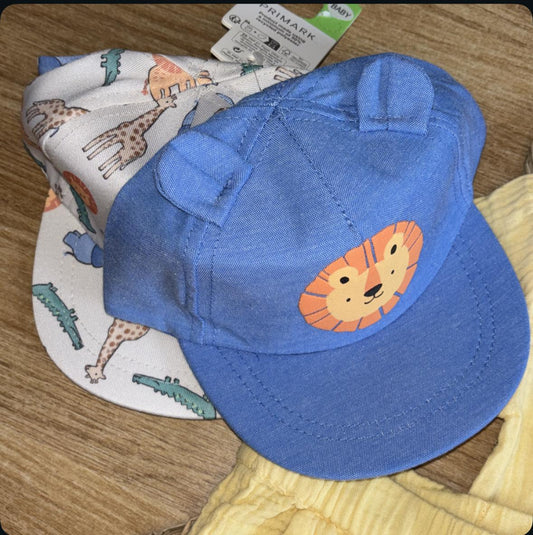 Lion & Animals 2 Pack Hats