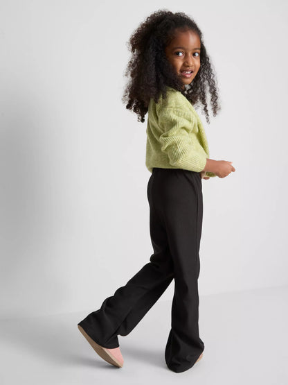 Textured Flare Trousers