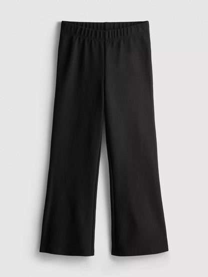 Textured Flare Trousers