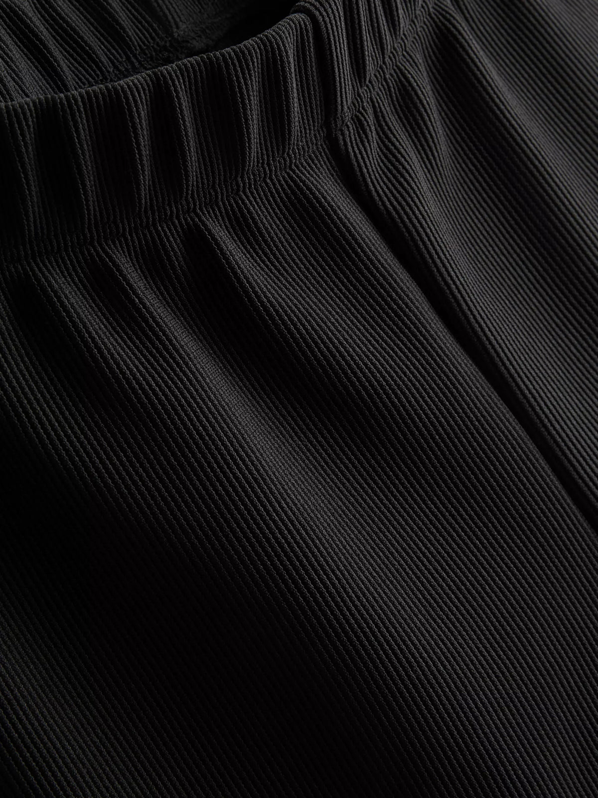 Textured Flare Trousers