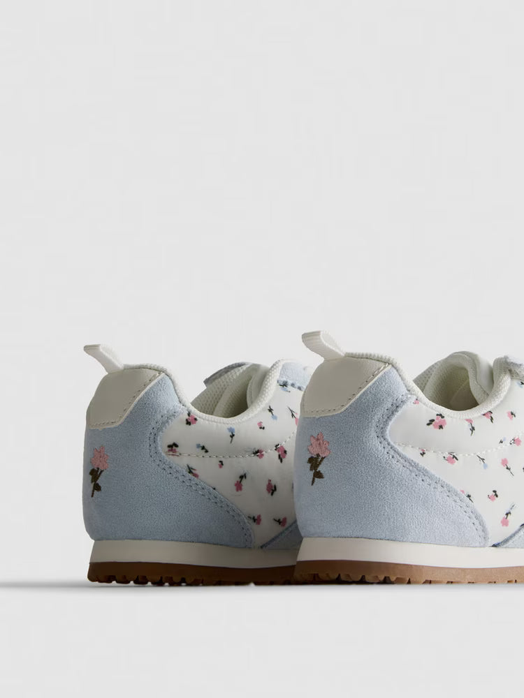 Floral Low-Top Trainers