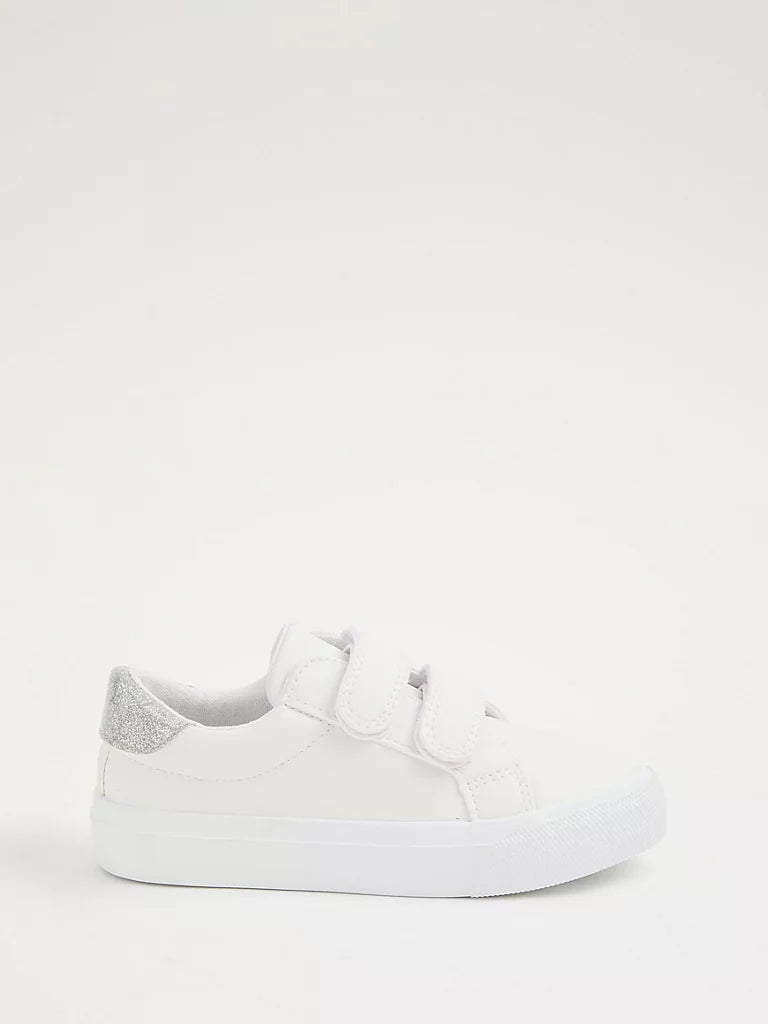 Twin Strap Glitter Trainers