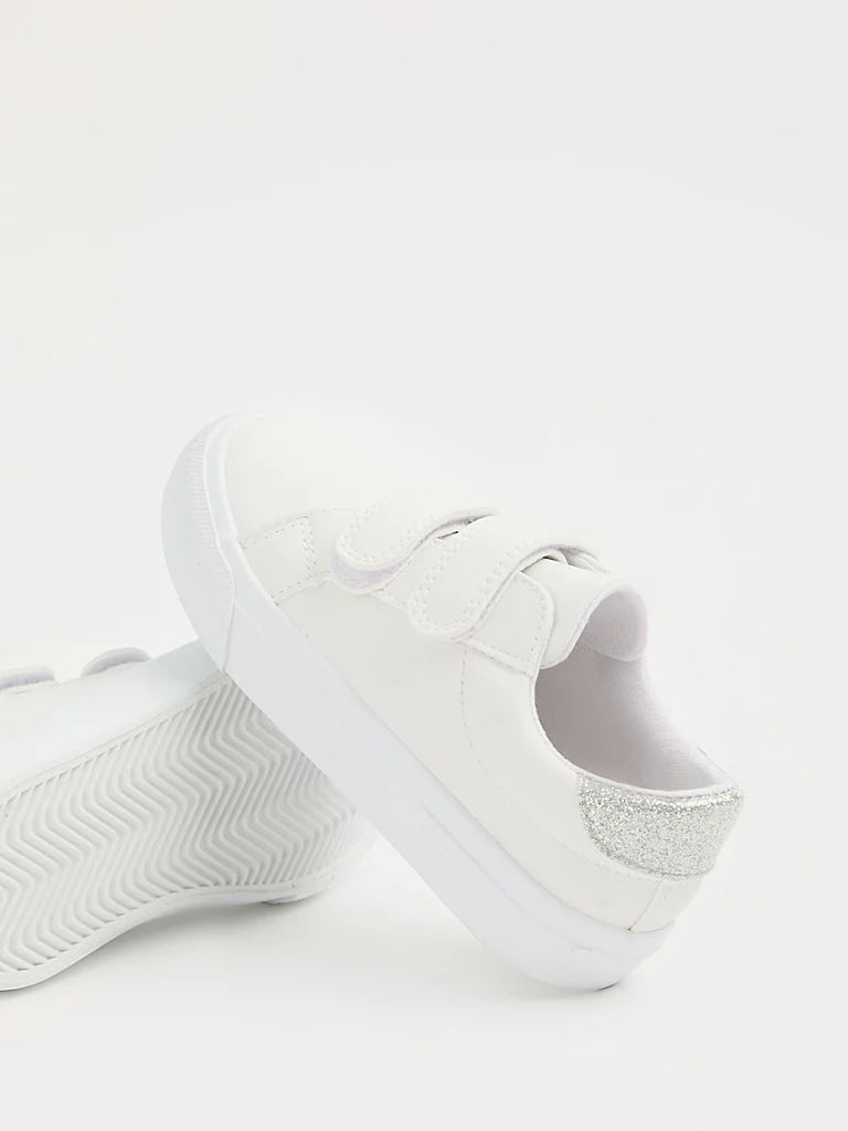 Twin Strap Glitter Trainers