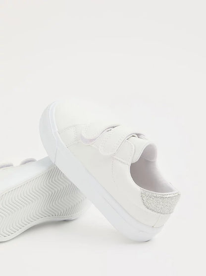 Twin Strap Glitter Trainers